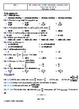 10 Đề kiểm tra 1 tiết Toán lớp 10 - Lượng giác (Có đáp án)